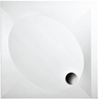 dušas paliktnis Art, 1000x1000 mm, ar paneli, balts